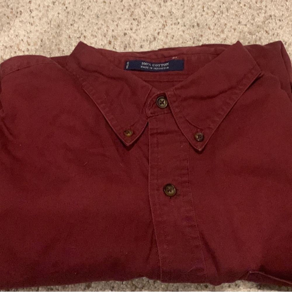 Chaps Ralph Lauren Long Sleeve Button Down Shirt (Large)